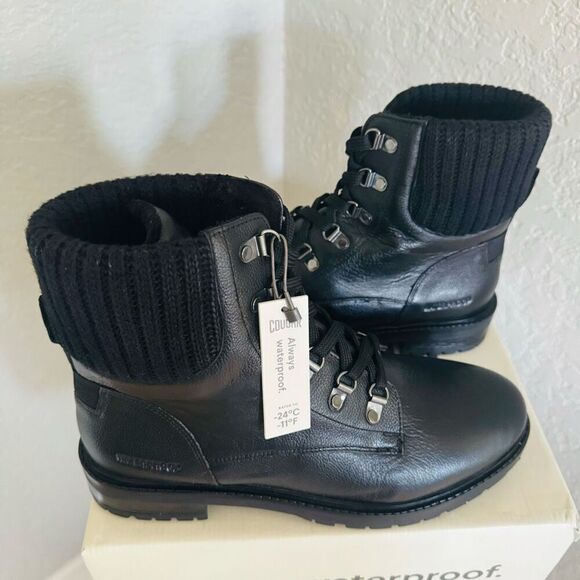 Cougar Kudos Waterproof Leather Insulated Boot, Black, Size 10, NWT - Picture 16 of 16